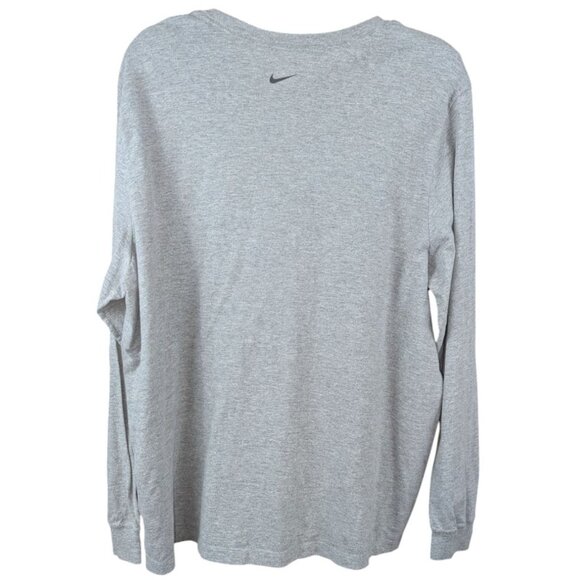 The Nike Tee XXL Men's Long Sleeve Training Performance T-Shirt 80 Cotton Blend - Picture 4 of 9